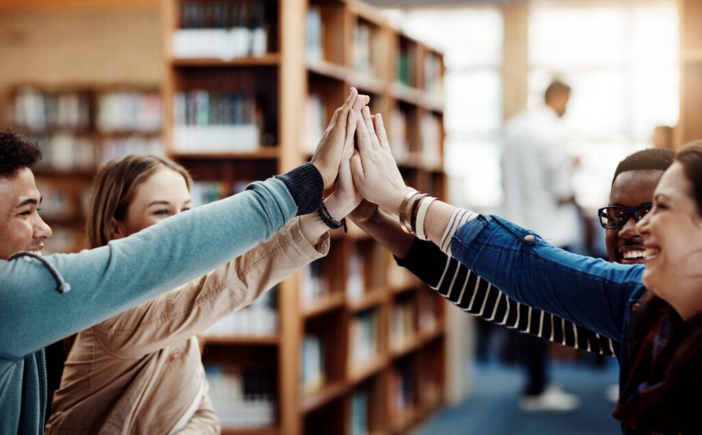 Students supporting each other at college students rehab in Nashville.