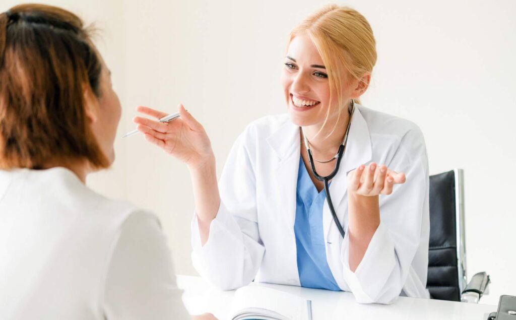 Client receiving guidance from a clinician during panic disorder treatment in Nashville.