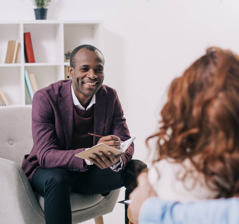 One-on-one therapy session during panic disorder treatment in Nashville.